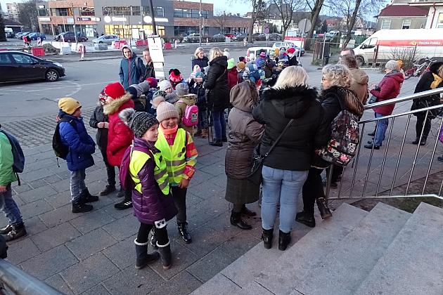 Nocny zimowy rajd po Lęborku