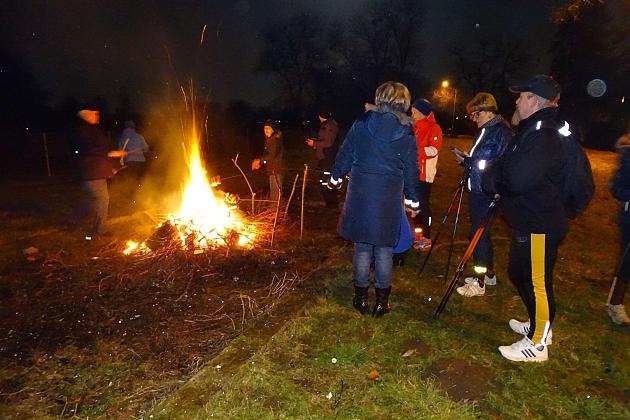 Nocny zimowy rajd po Lęborku