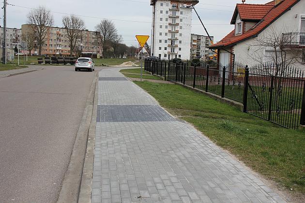 Remont chodnika na Brzozowej, budowa na Nadmorskiej