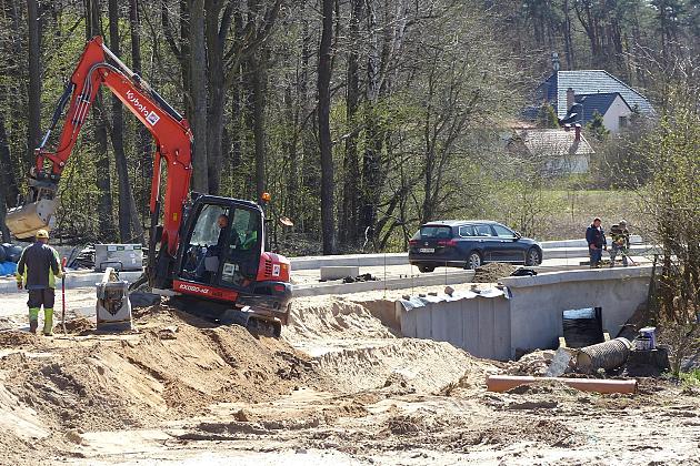 Majkowskiego w budowie. Nowe połączenie do Kaszubskiej coraz bliżej