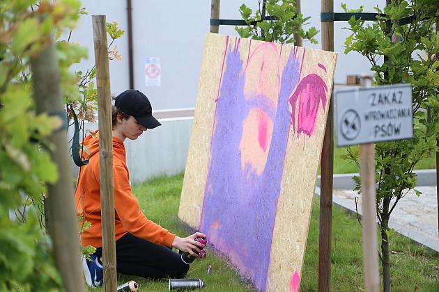 Trwają warsztaty graffiti