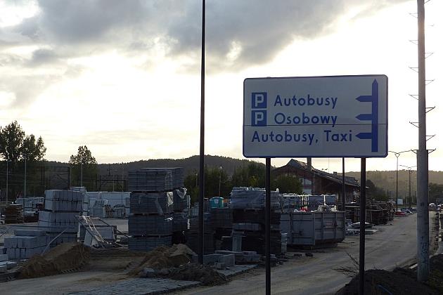 Lęborski Węzeł Przesiadkowy. Roboty przy dworcu kolejowym