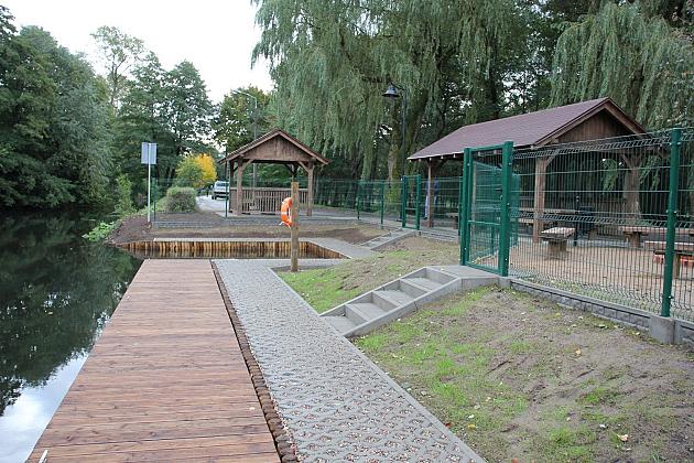 Przystań kajakowa po odbiorze