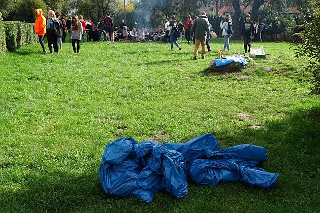 Oczyszczona rzeka Łeba