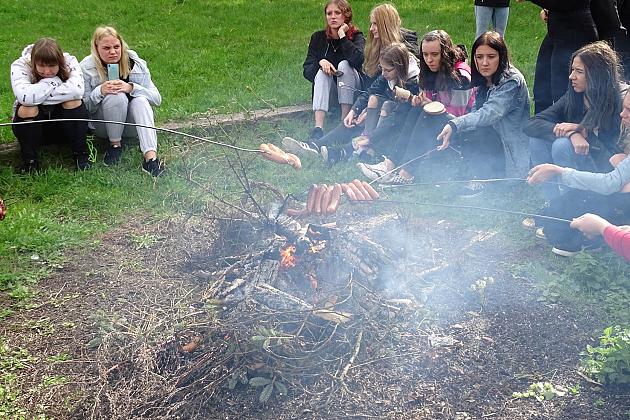 Oczyszczona rzeka Łeba