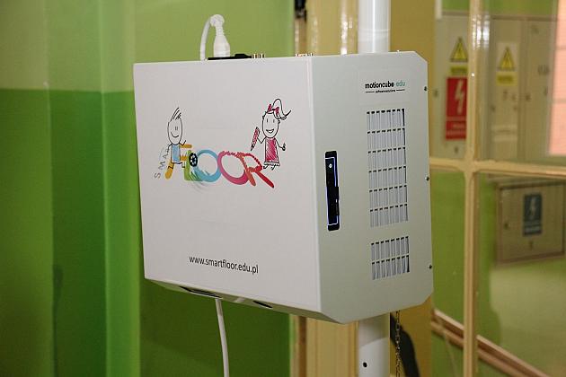Interaktywne podłogi trafiły do lęborskich szkół