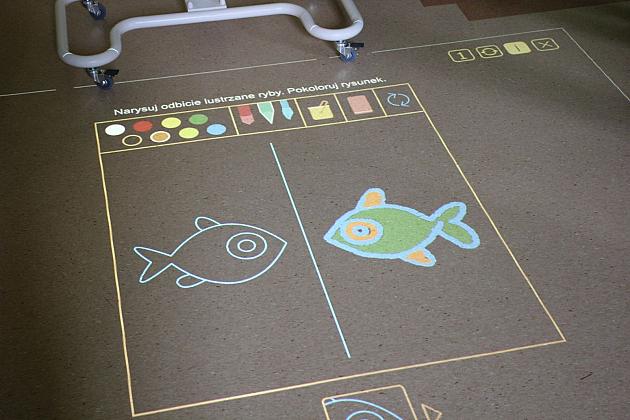 Interaktywne podłogi trafiły do lęborskich szkół