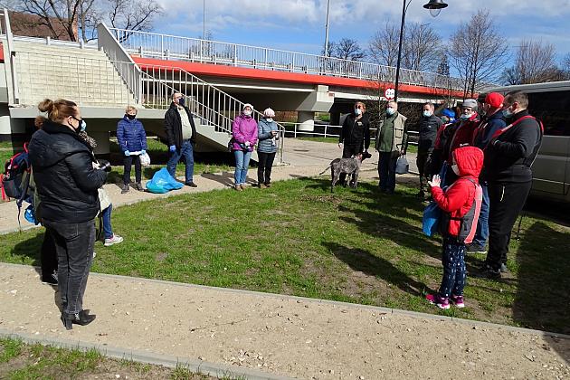 Czyszczenie rzeki Łeby