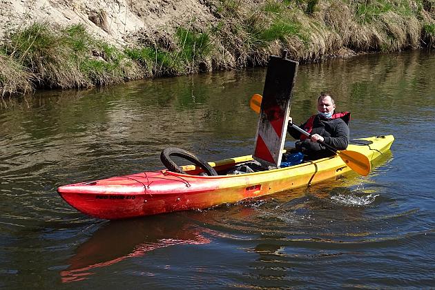 Czyszczenie rzeki Łeby