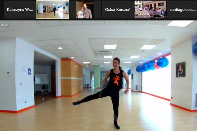 Projekt Erasmus+ SP nr 1 w Lęborku, spotkanie online w Hiszpanii