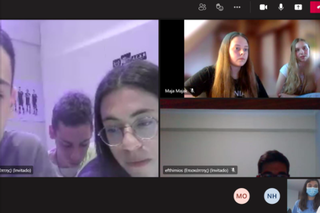 Projekt Erasmus+ SP nr 1 w Lęborku, spotkanie online w Hiszpanii