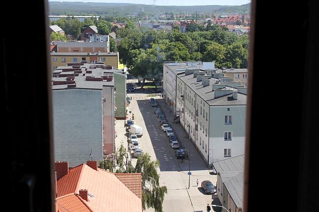 Wieża zabytkowego kościoła NMP Królowej Polski po remoncie