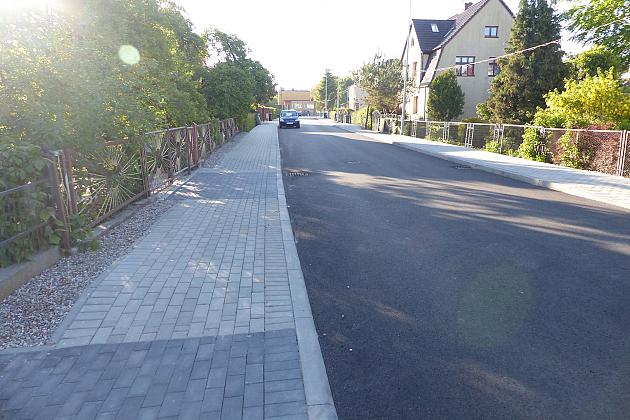 Ulica Zawiszy Czarnego po remoncie