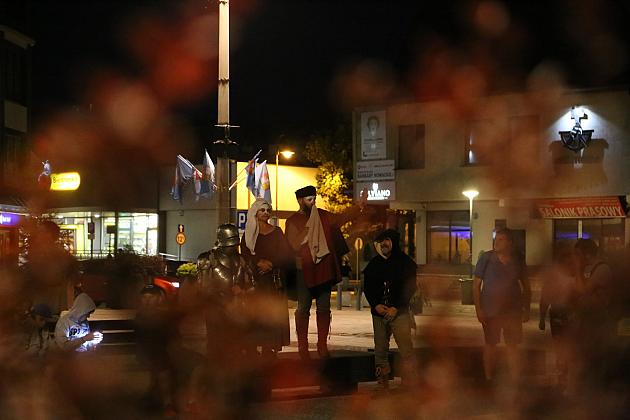 Spacerowali z duchami krzyżaków do trzech wież