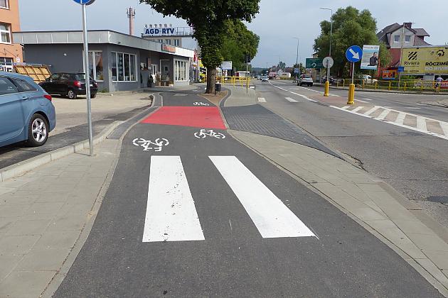 Nowa droga dla rowerów przy Krzywoustego otwarta!
