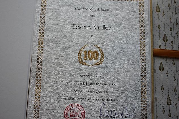 Setne urodziny Heleny Kindler