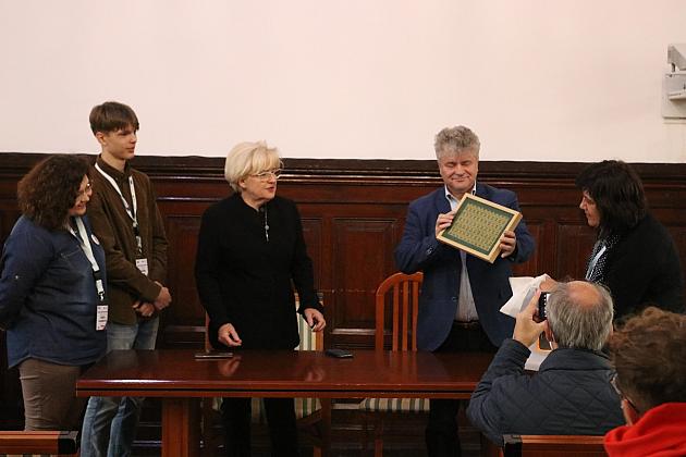 Uczniowie z wymiany z wizytą u Burmistrza