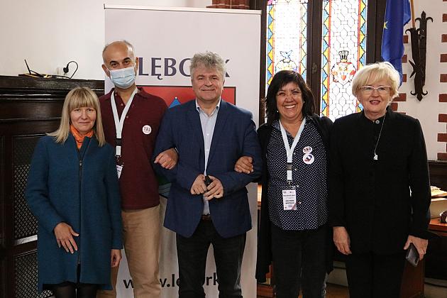 Uczniowie z wymiany z wizytą u Burmistrza