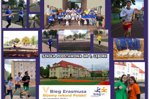 Pobiegli w V Ogólnopolskim Biegu Erasmusa