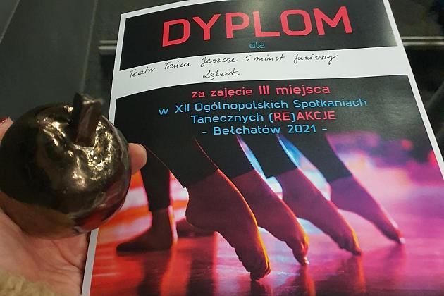 Teatr Tańca Jeszcze 5 Minut z sukcesem w Bełchatowie