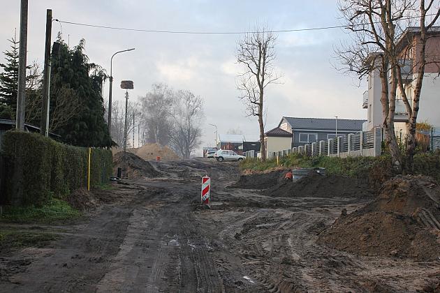 Trwa budowa ulicy Pułaskiego w Lęborku