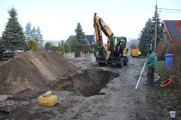 Trwa budowa ulicy Pułaskiego w Lęborku