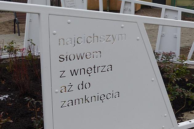 Podwórko integracyjne poświęcone Mieczysławowi Stryjewskiemu