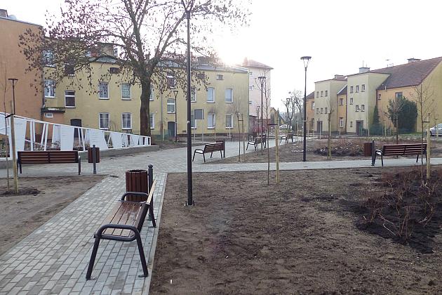 Podwórko integracyjne poświęcone Mieczysławowi Stryjewskiemu