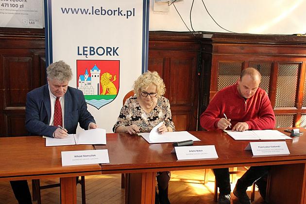 Umowy na budowę 10 dróg w dzielnicy „Lębork Wschód” podpisane!