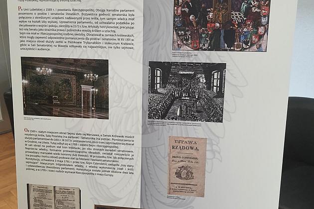Senat RP wczoraj i dziś na wystawie w Lęborku