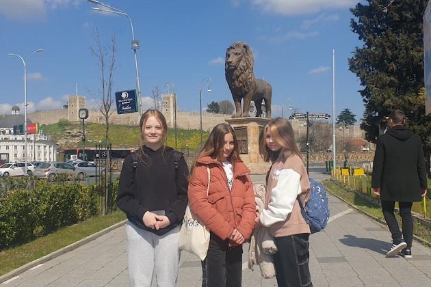 Uczniowie SP1 w ramach Erasmusa odwiedzili Macedonię Północną