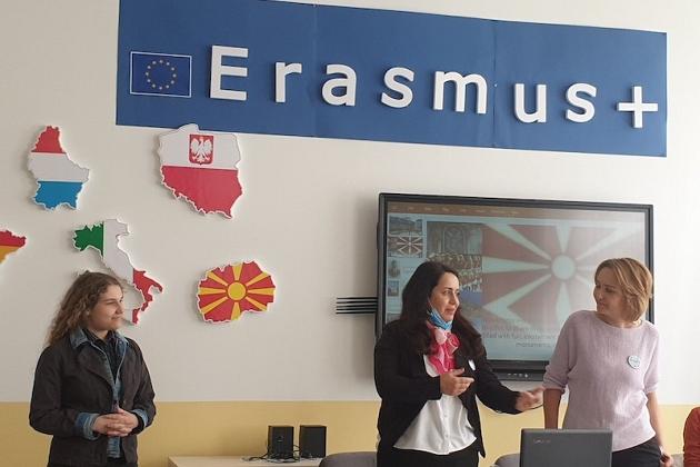 Uczniowie SP1 w ramach Erasmusa odwiedzili Macedonię Północną