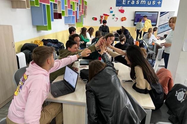 Uczniowie SP1 w ramach Erasmusa odwiedzili Macedonię Północną