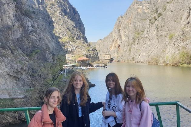 Uczniowie SP1 w ramach Erasmusa odwiedzili Macedonię Północną