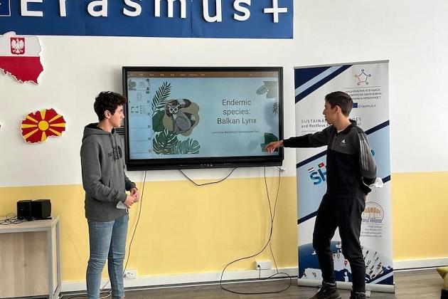 Uczniowie SP1 w ramach Erasmusa odwiedzili Macedonię Północną