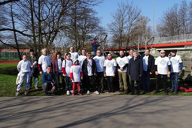 Rzeka Łeba oczyszczona