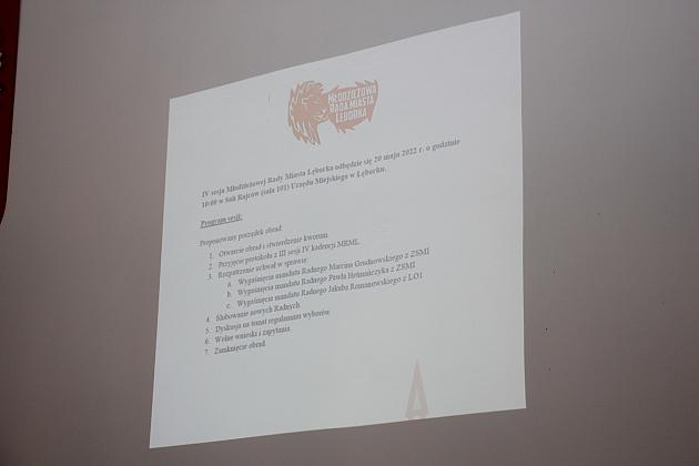 IV sesja IV Kadencji Młodzieżowej Rady Miasta Lęborka