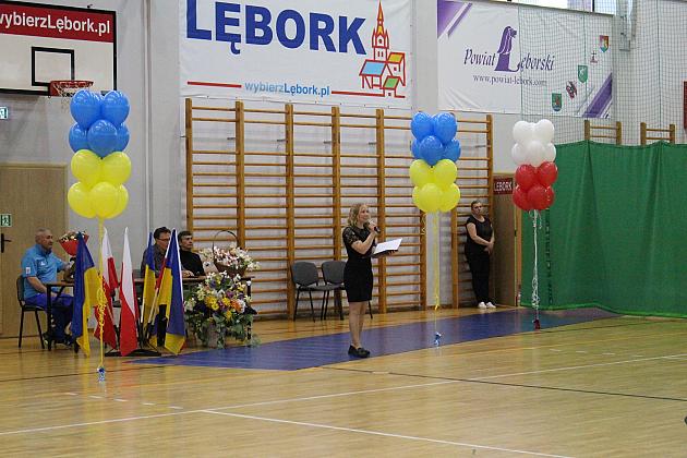 Pokazy gimnastyki artystycznej w Lęborku