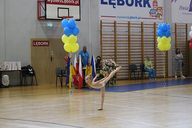 Pokazy gimnastyki artystycznej w Lęborku
