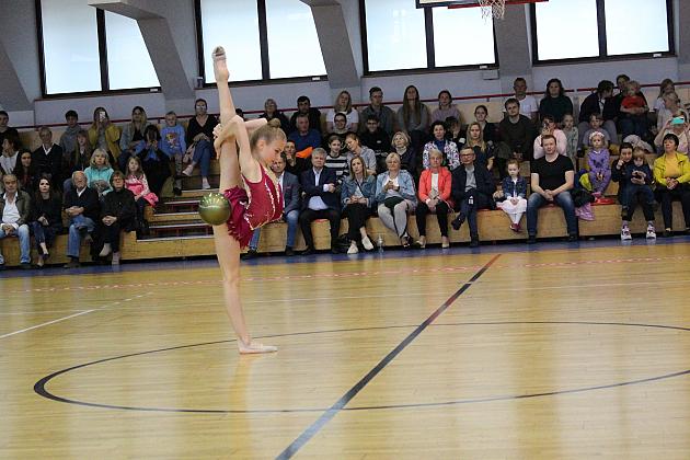 Pokazy gimnastyki artystycznej w Lęborku