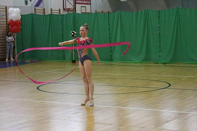Pokazy gimnastyki artystycznej w Lęborku