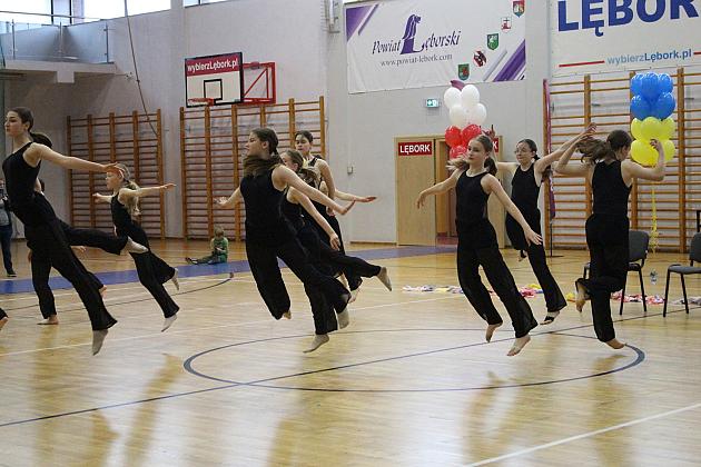 Pokazy gimnastyki artystycznej w Lęborku