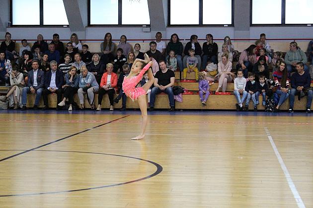 Pokazy gimnastyki artystycznej w Lęborku