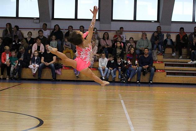 Pokazy gimnastyki artystycznej w Lęborku