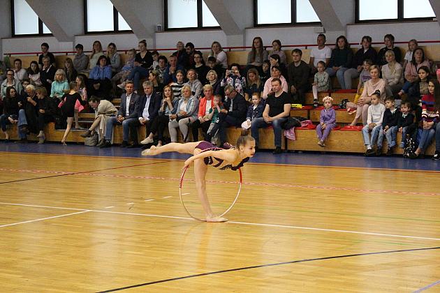 Pokazy gimnastyki artystycznej w Lęborku