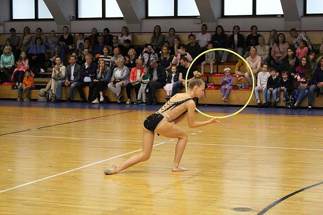 Pokazy gimnastyki artystycznej w Lęborku