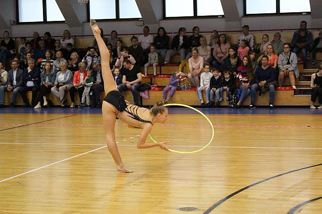 Pokazy gimnastyki artystycznej w Lęborku