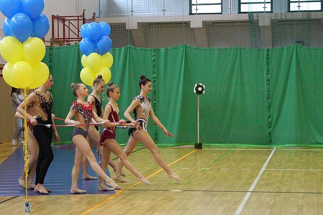 Pokazy gimnastyki artystycznej w Lęborku