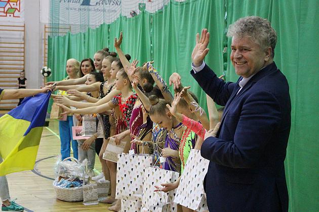 Pokazy gimnastyki artystycznej w Lęborku