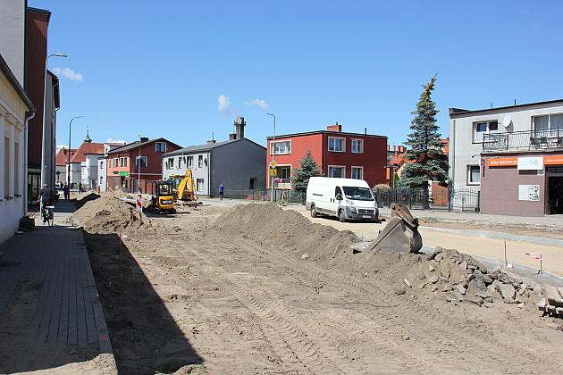 Drogowa inwestycja zmienia rewitalizowaną dzielnicę